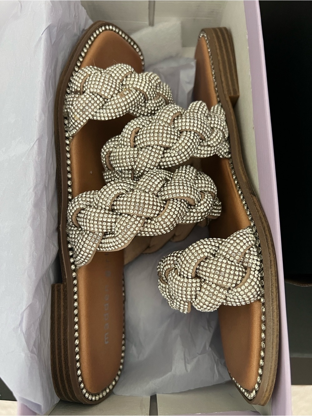 MADDEN GIRL Parkk Glitz Sandals - Picture 3 of 8